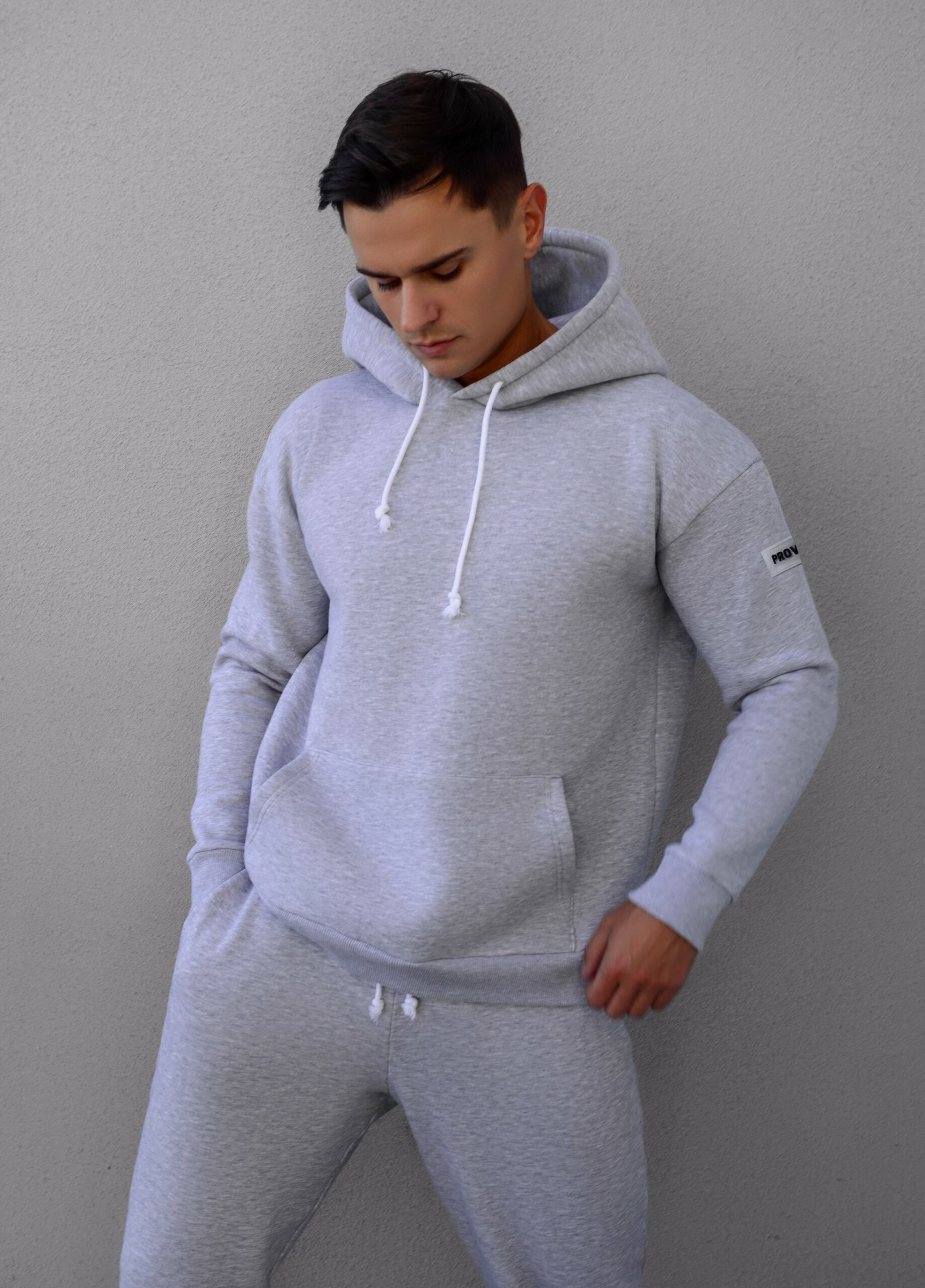 Pullover Hoodie (Heather Grey) - Image 5